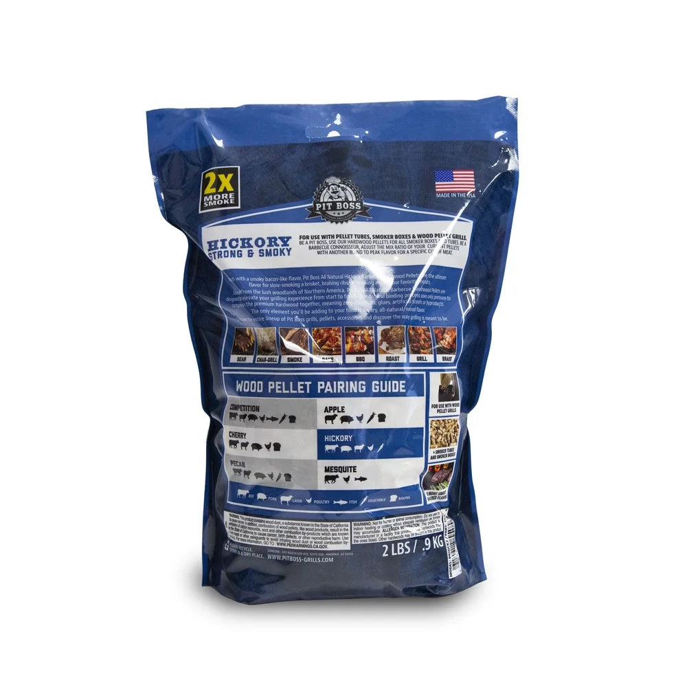 Hickory Hardwood Pellets 20 Lb Bag for Grilling and Smoking