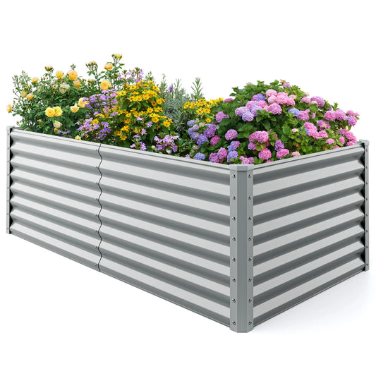 Raised Garden Bed Large Metal Planter Box Kit For Vegetable And Herb 6 By 3 By 2