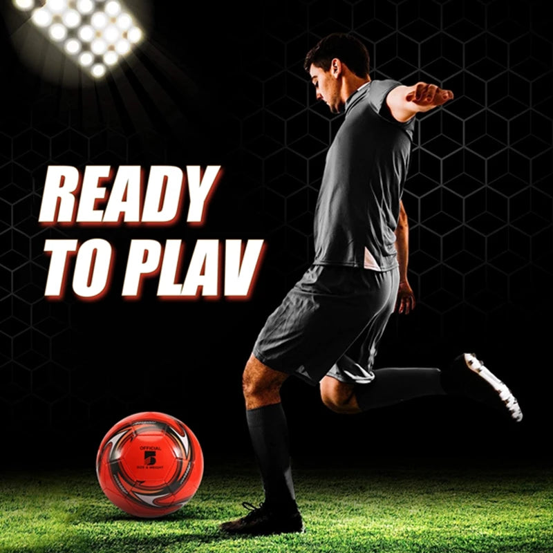 Elevate your game with a professional-grade Size 5 soccer ball designed for rigorous training sessions, competitive matches, and outdoor play, where reliability never wavers.