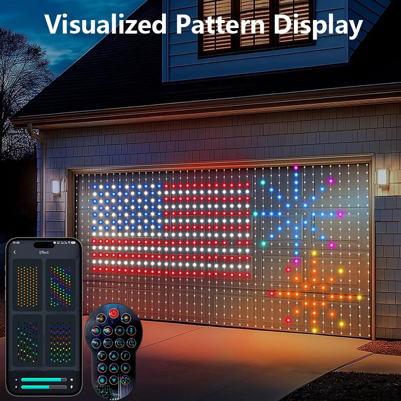 Turn any space into a dazzling, programmable atmosphere with the MIMIRGB Smart RGBIC Curtain Lights.