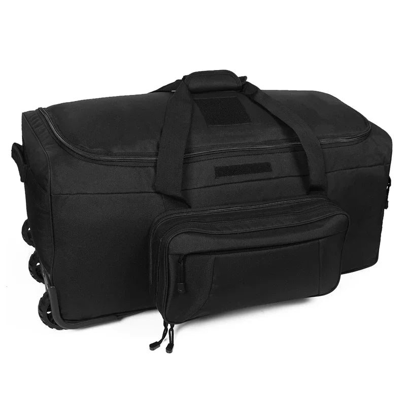 Ready for any expedition, this LQARMY 124L outdoor camping travel bag combines rugged durability with practical organization, making heavy loads feel lighter and journeys smoother.