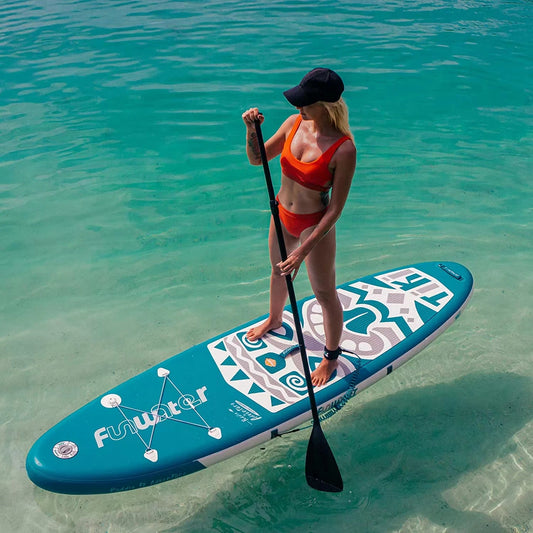 JIMITU Rush Wave Electric Inflatable Puddle Board Surfboard For Water Play
