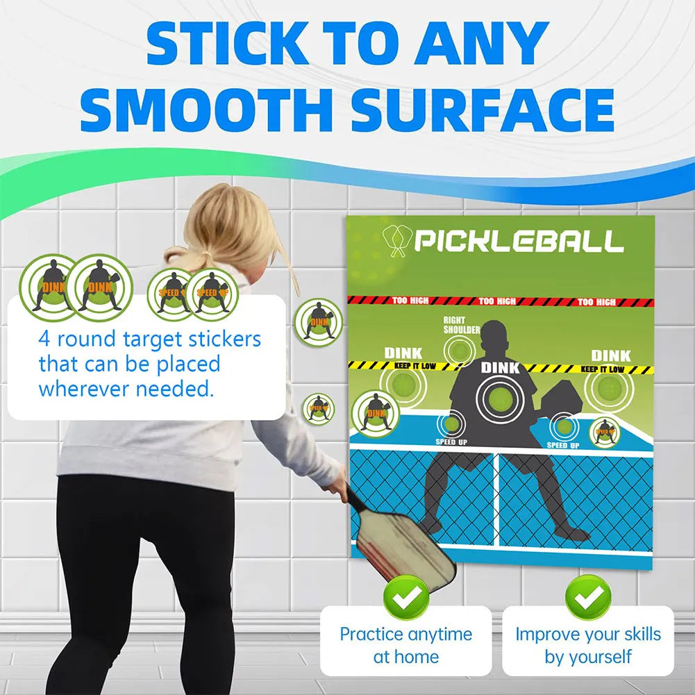 Boost your pickleball skills with a compact rebounder that turns any wall into a focused solo-training partner.
