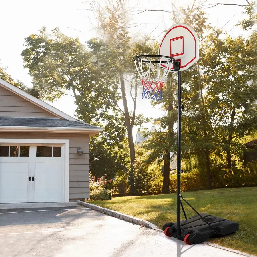Portable Adjustable Basketball Hoop For Kids Outdoor Indoor Youth Stand 6 Feet