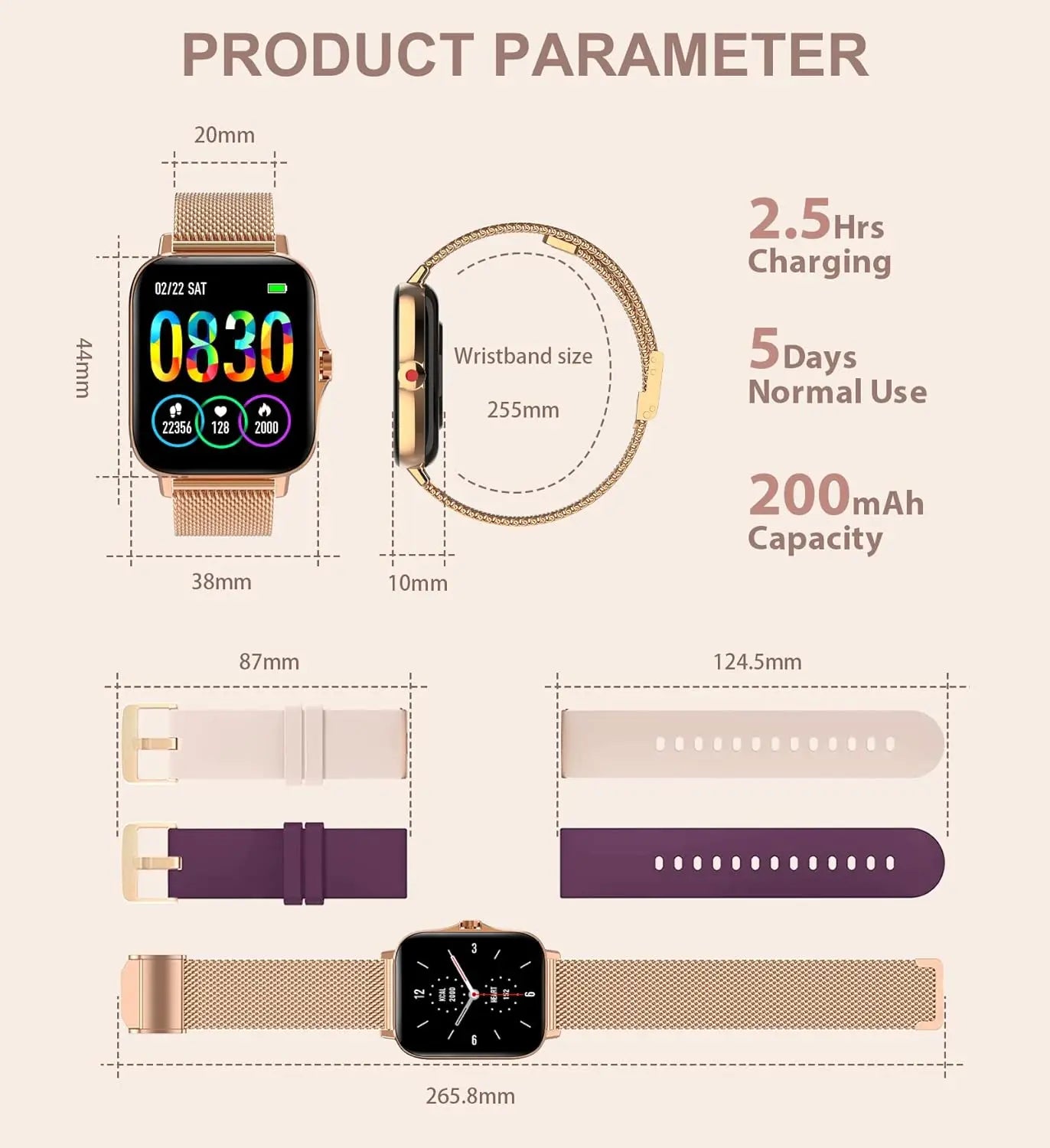 Elevate your everyday with a smartwatch designed for women who want style, convenience, and fitness at a glance, powered by reliable tracking and easy smartphone compatibility.