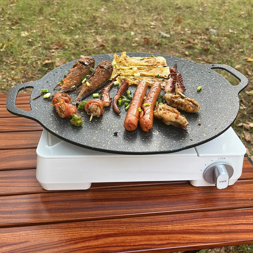 Shunmaii Nonstick Round Baking Pan Multi Purpose Bakeware For Kitchen Camping