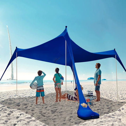 Take your outdoor plans further with this versatile canopy tent that shields you from sun, wind, and rain during beach days, camping trips, or backyard gatherings.