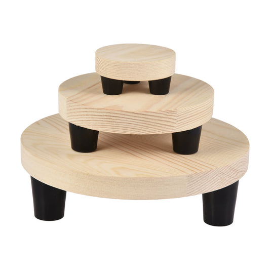 Brand None presents a durable wooden planter stand that organizes your space with style.