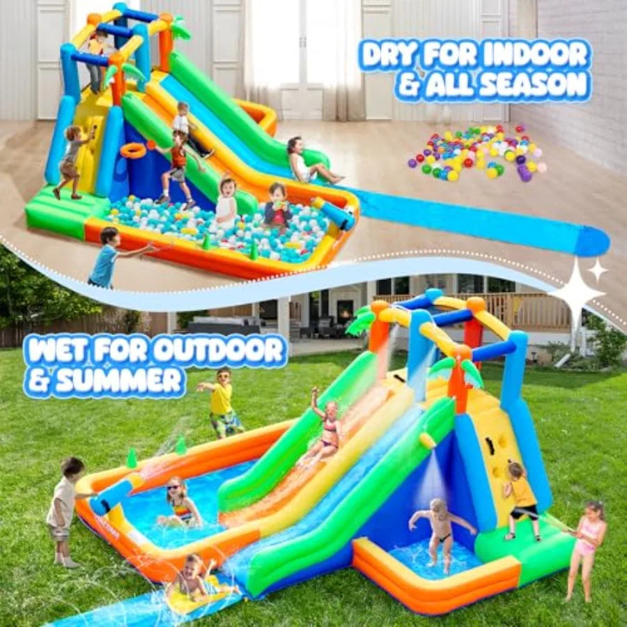 Turn your backyard into a splash-filled playground with the NONEDesign inflatable water slide, built for safe, high-energy fun.