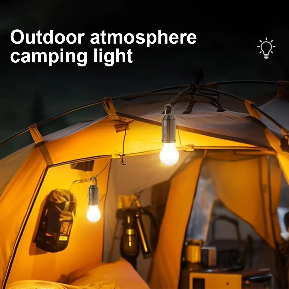 Solar Camping Light Type C 3 Modes Waterproof Portable for Hiking Emergencies