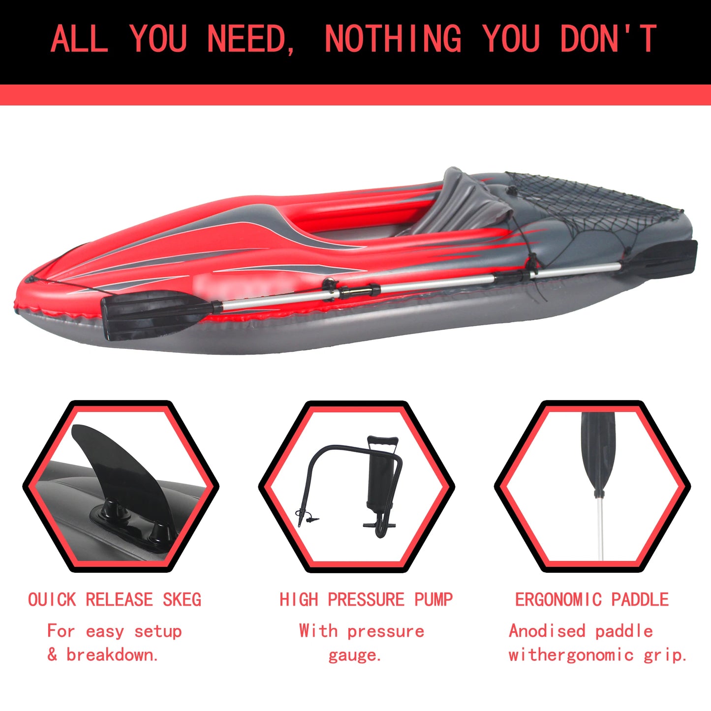 From HHSJZWCY, you can enjoy reliable solo adventures on lakes and rivers, with portability and stability that suit beginners and seasoned paddlers alike.