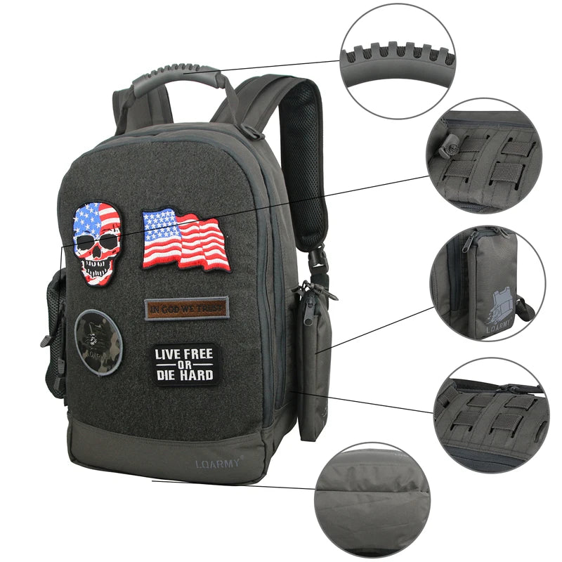 Gear up for any outdoor mission with the 35L LQARMY outdoor tactical backpack, built to endure, protect, and perform under rugged conditions.