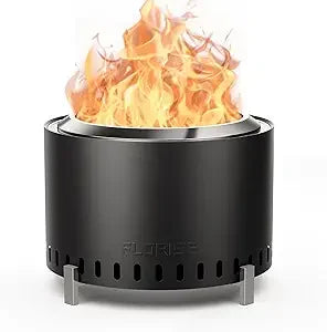 Smokeless Outdoor Fire Pit Portable Stainless Steel Wood Burning Fireplace