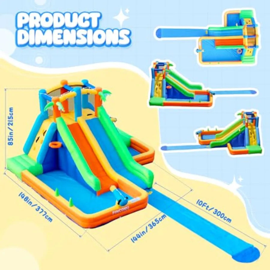 Turn your backyard into a splash-filled playground with the NONEDesign inflatable water slide, built for safe, high-energy fun.