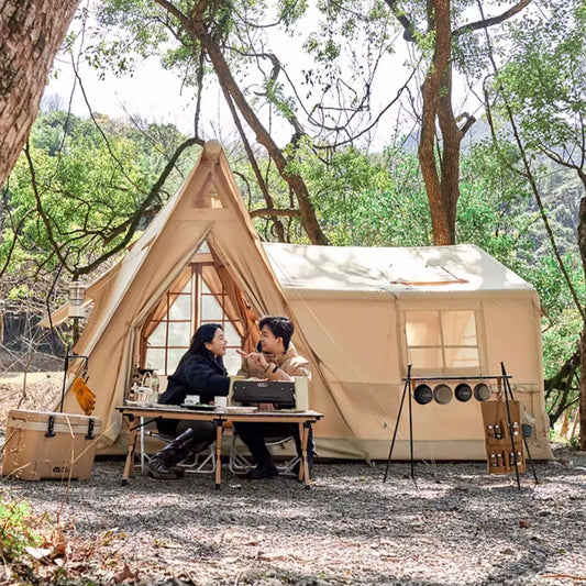 Experience instant shelter anywhere with your SENLEET inflatable tent, built for your family adventures, offering quick setup, generous space, and reliable weather protection.