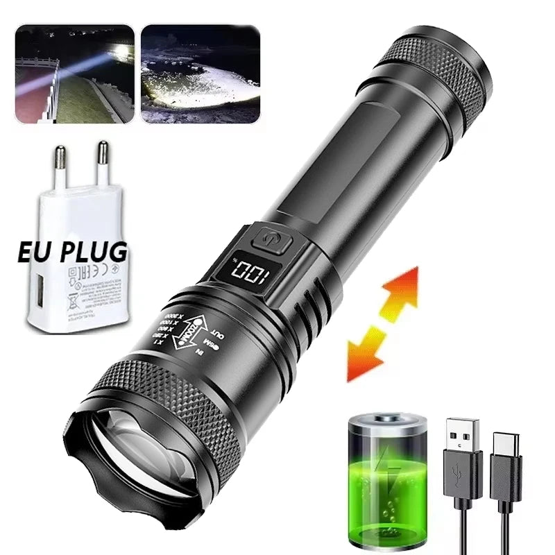 Light up every adventure and emergency with a high-power LED flashlight that adapts to your needs.