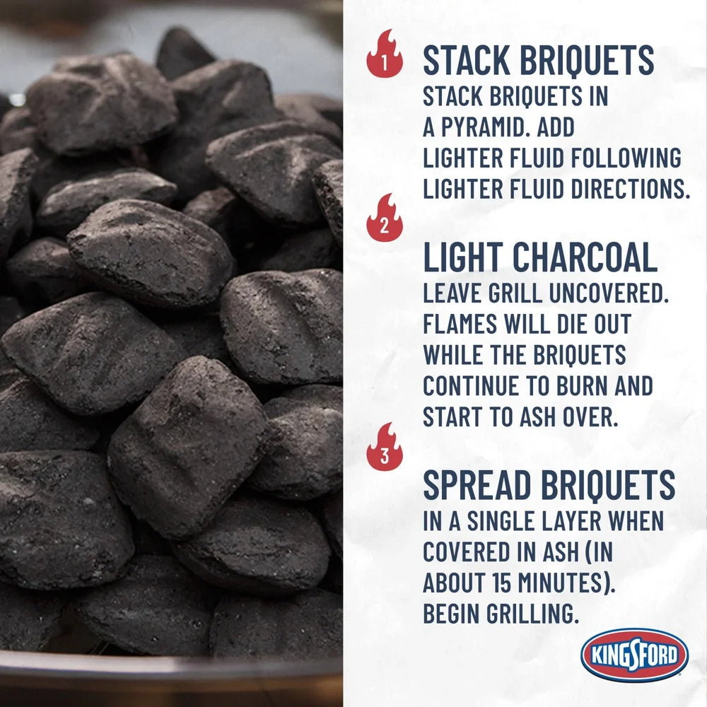 Fire up your next BBQ with Original Charcoal Briquettes that light fast, burn clean, and deliver consistent heat for perfect grilling every time.