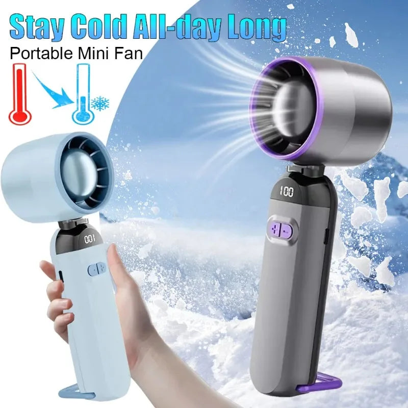 Stay cool anywhere with this versatile 3-in-1 handheld fan designed for quick relief, everyday use, and travel.