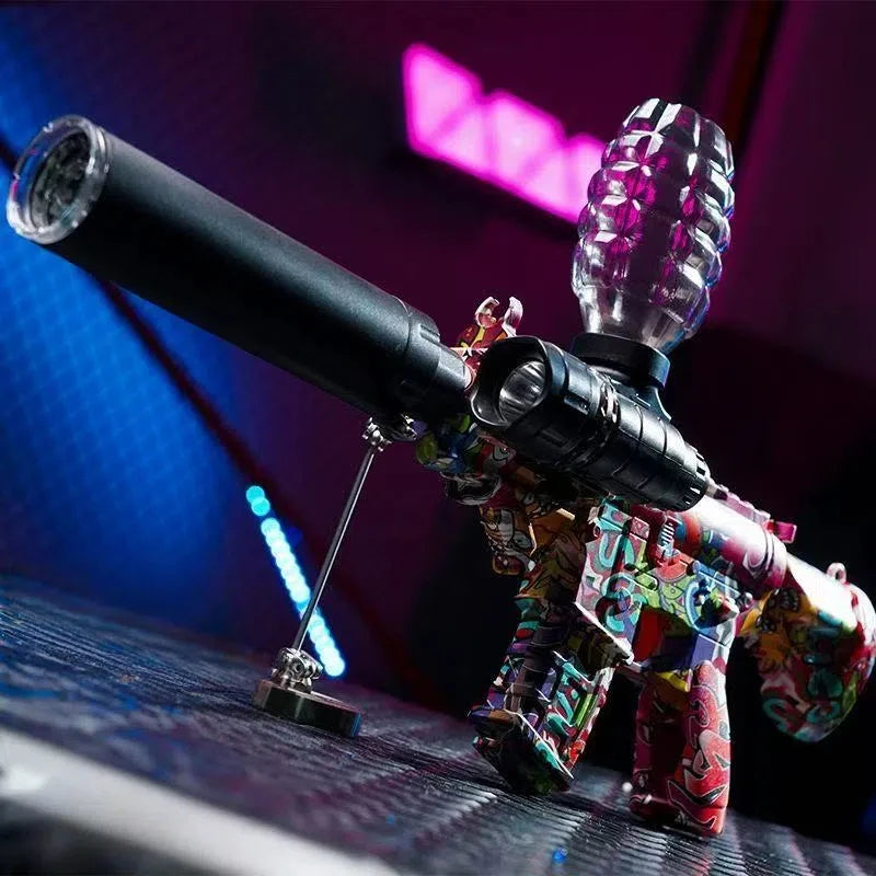 Elevate your outdoor fun with an electric splatter blaster built for fast, strategic team play.