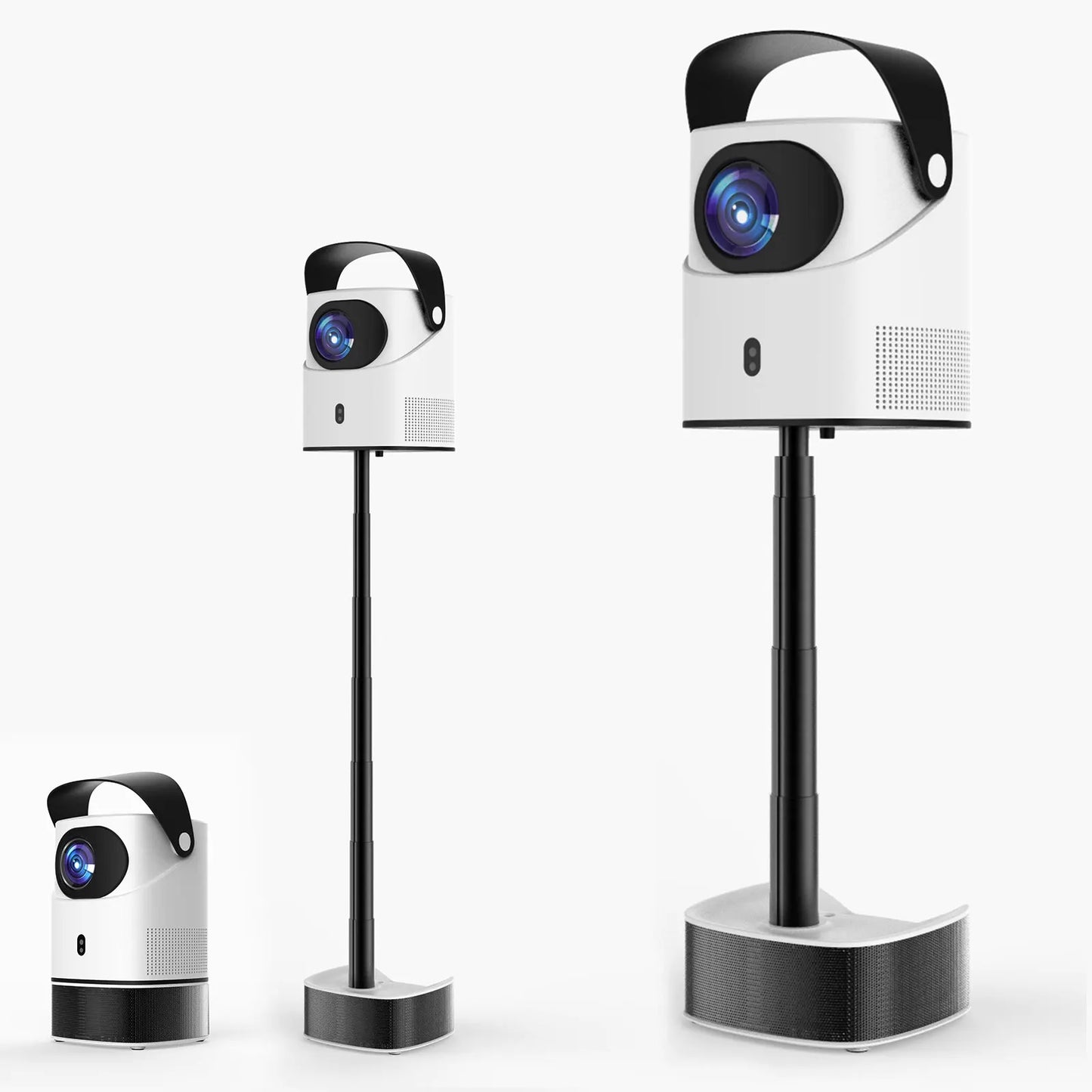 FEEL WOW Portable Android Projector With Native Stand And Home Theater WiFi HDMI