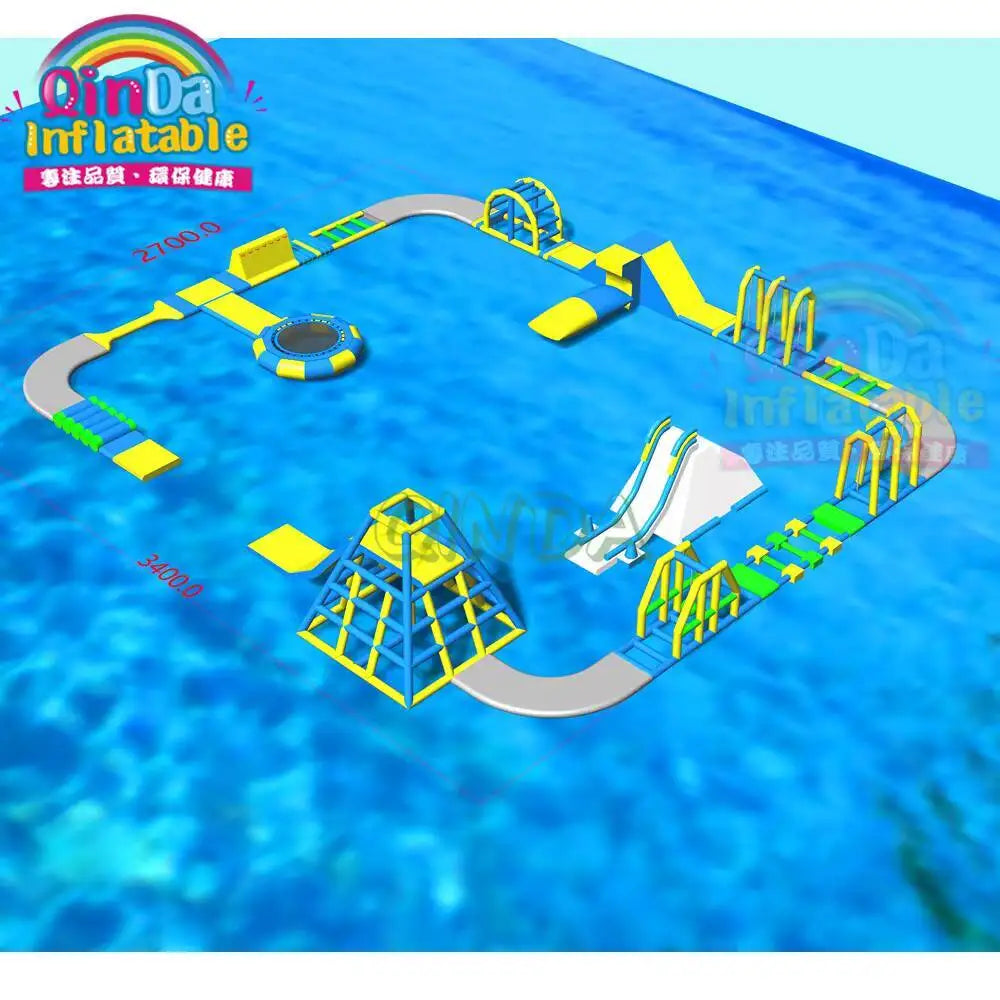 Qinda Inflatable Commercial Water Park Outdoor Play Center For Kids