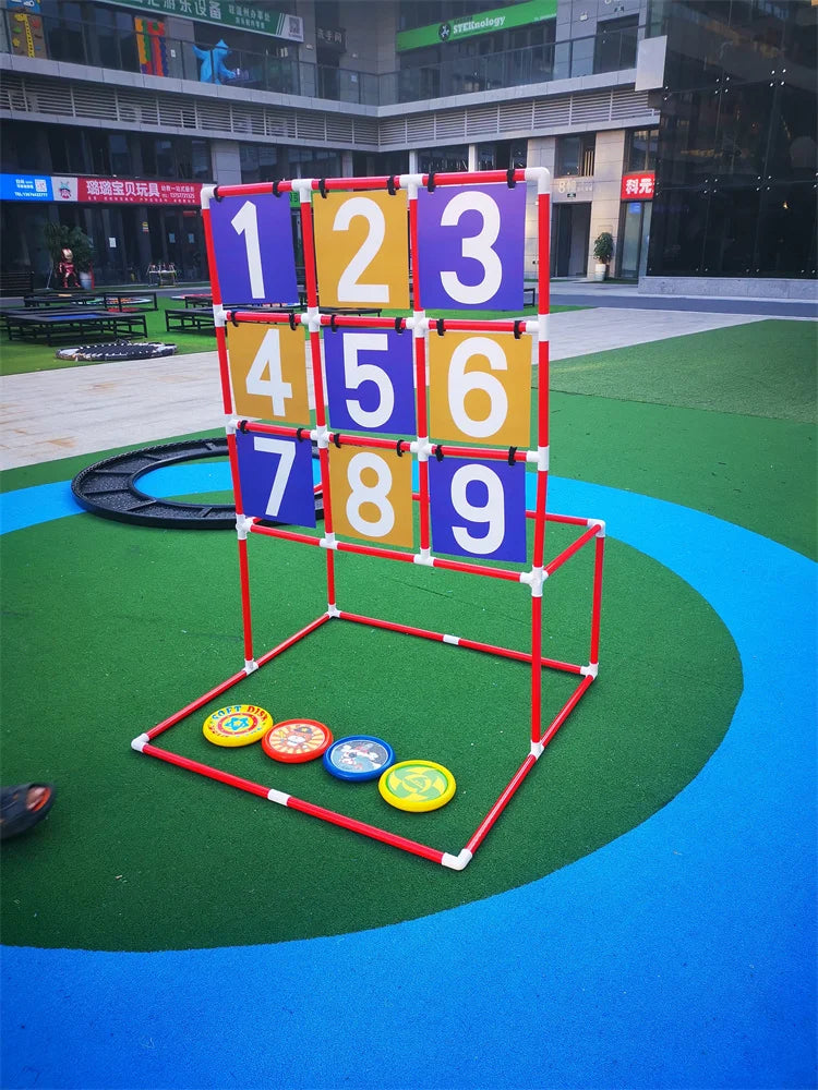 GSFCN Flying Disc Target Frame Outdoor Family Throwing Game PVC