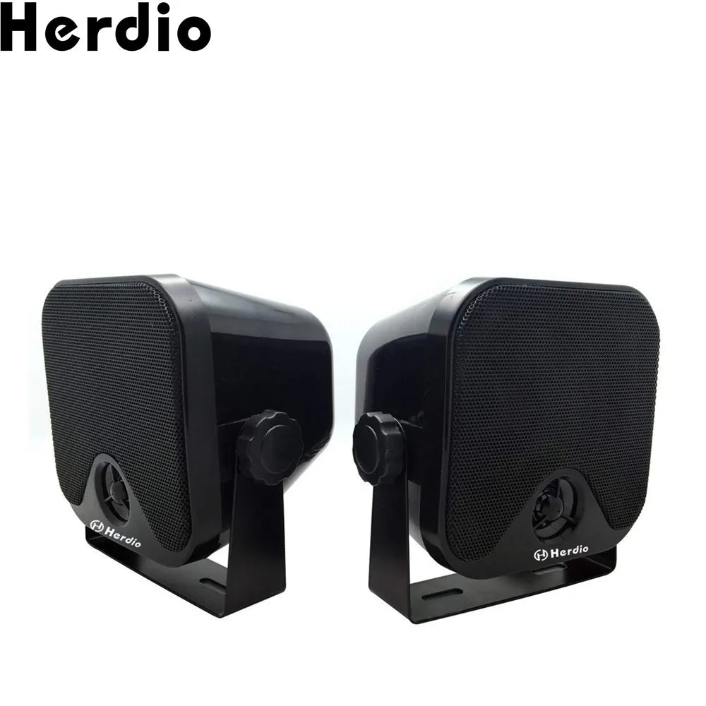 Herdio 100W Waterproof Marine Speakers 4 Inch ATV UTV Outdoor