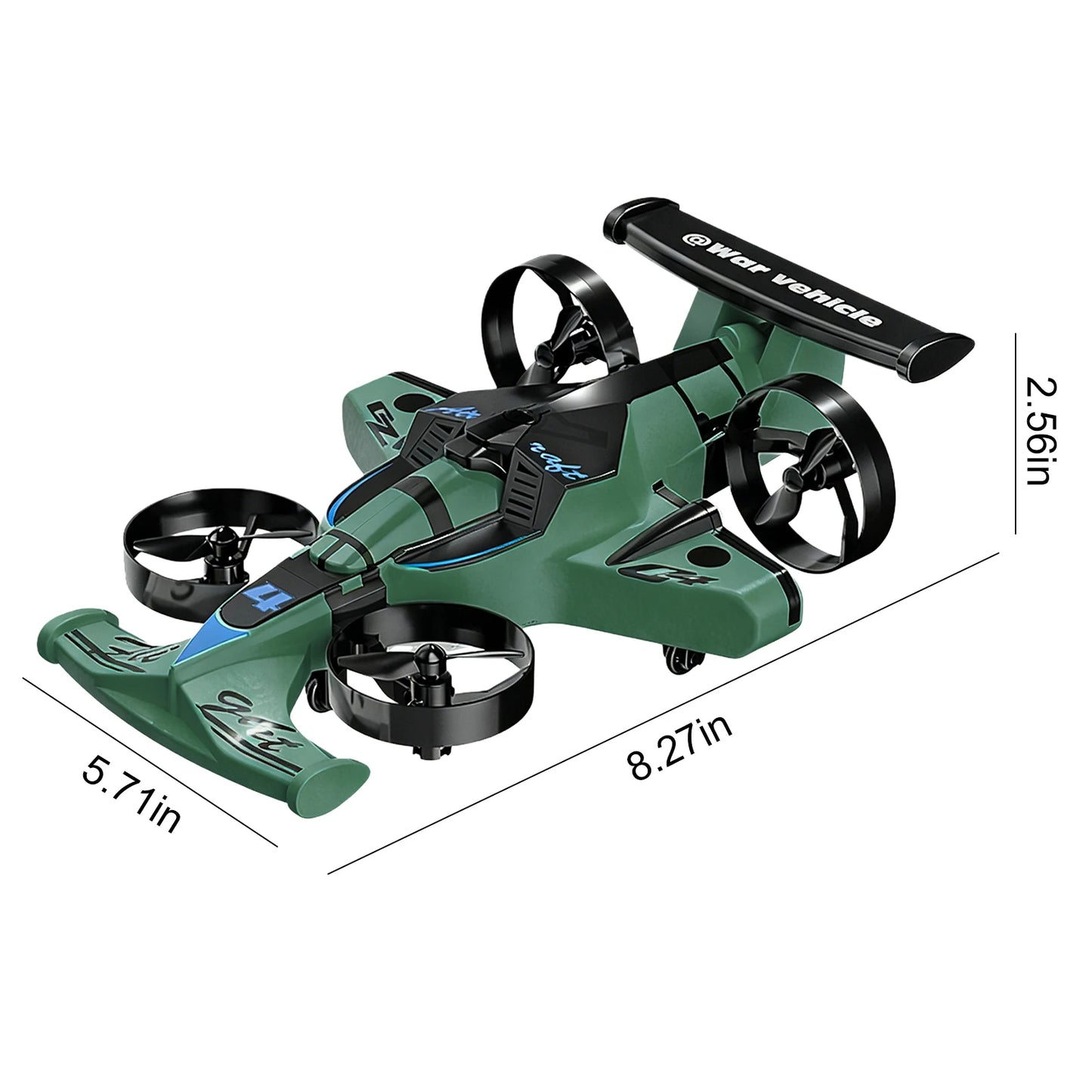 APWIKOGER Land Air RC Quadcopter and Drift Car Headless Mode 360 Flips