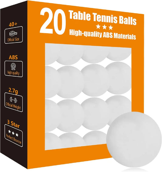 3 Star Ping Pong Balls High Performance ABS Table Tennis for Training and Games