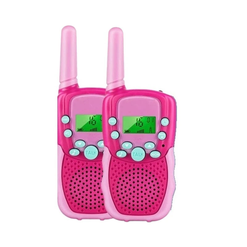 Stay connected with your kids on outdoor adventures with Enerlord 2 Pack Mini Walkie Talkies, compact kid friendly radios that keep you in sync across the park, playground, or backyard, making it easy to coordinate games, track routes, and share quick