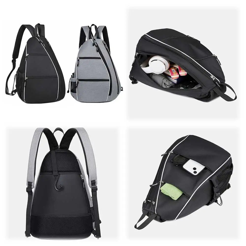 Alloet Pickleball Bag Backpack Adjustable Paddle Sling Multi Pocket Sports Bag