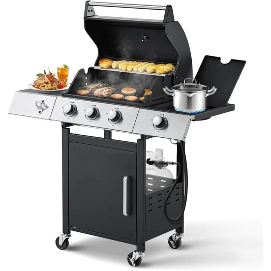 DAFIFY delivers a reliable, feature rich grilling experience with this stainless steel 36,000 BTU propane grill designed for backyard cooks like you, perfect for weekend gatherings and weeknight meals.