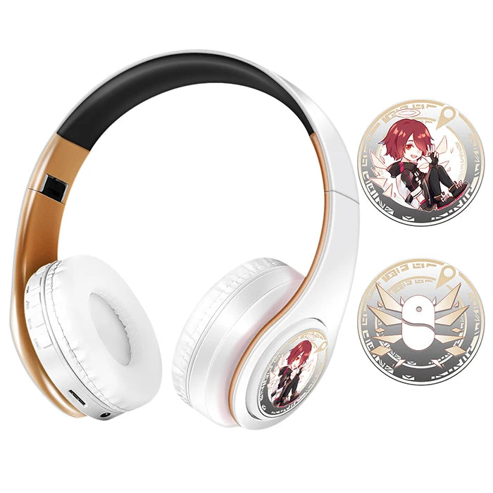 AYVVPIIC Miku Nakano Sanjiu Cosplay Bluetooth Headset Over Ear Headphones