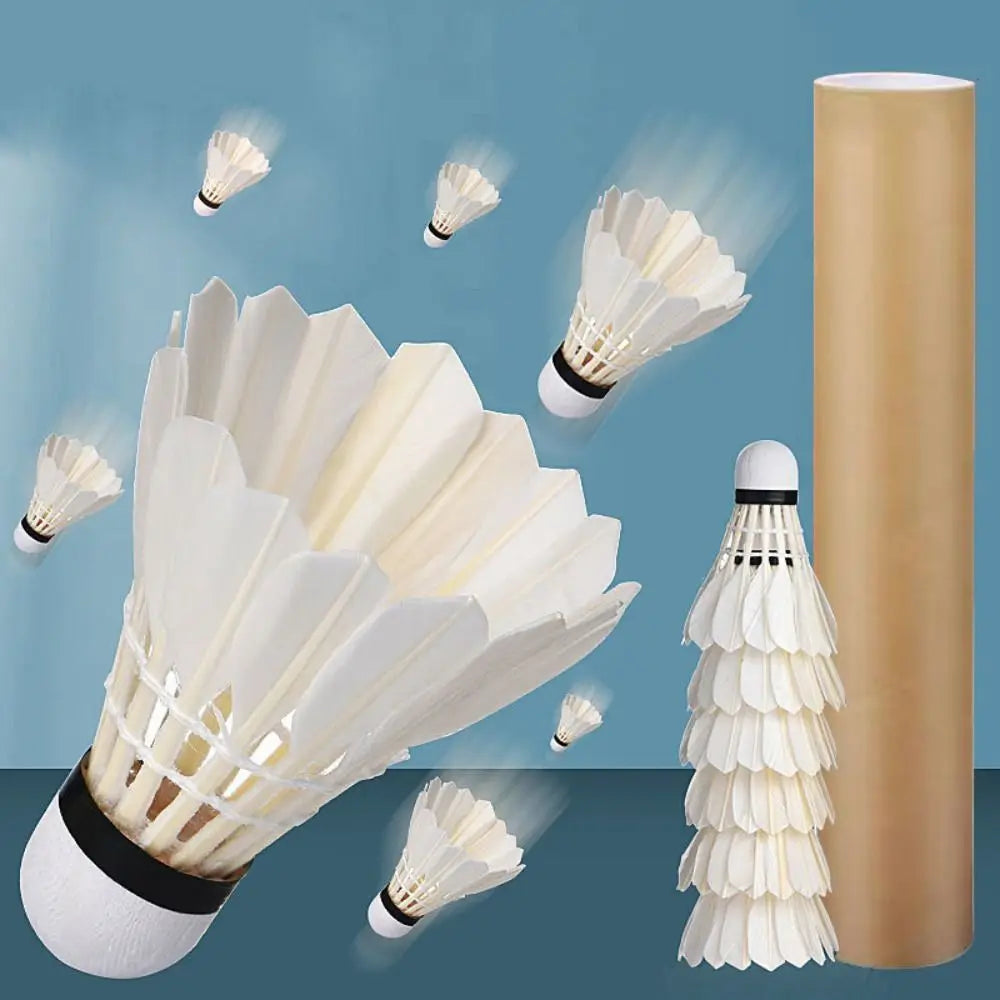 Professional Goose Feather Badminton Shuttlecocks Black Pack 3 6 12