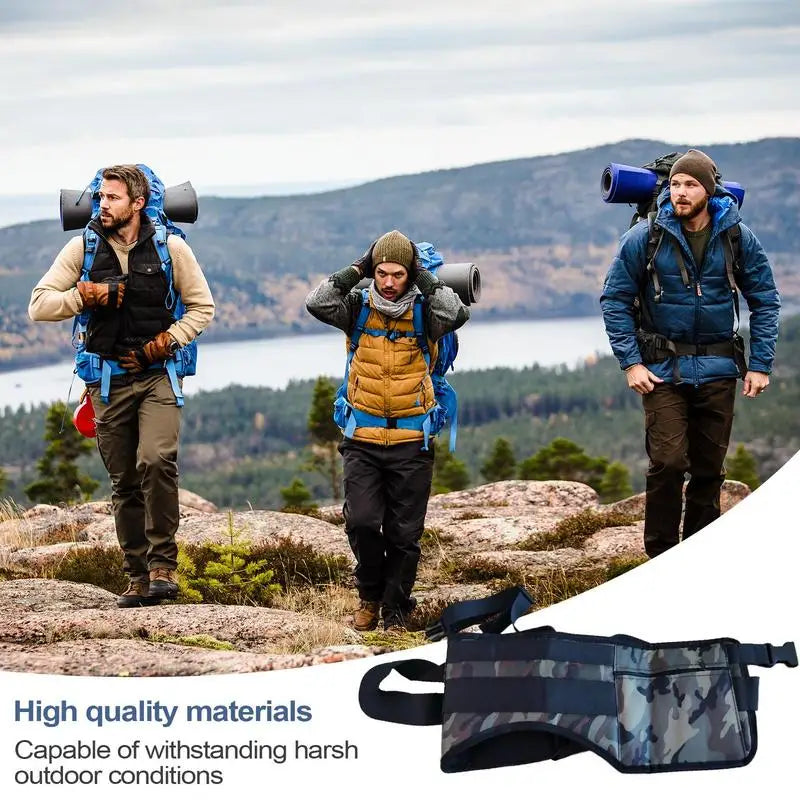 Take control of your outdoor bathroom breaks with the Crap Strap for Pooping in The Woods, a portable, hygienic, and discreet solution designed for hikers, hunters, campers, and adventurers who value comfort on rugged trails.