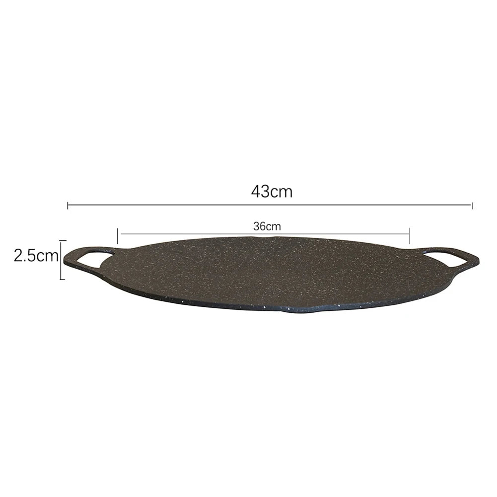 Shunmaii Nonstick Round Baking Pan Multi Purpose Bakeware For Kitchen Camping