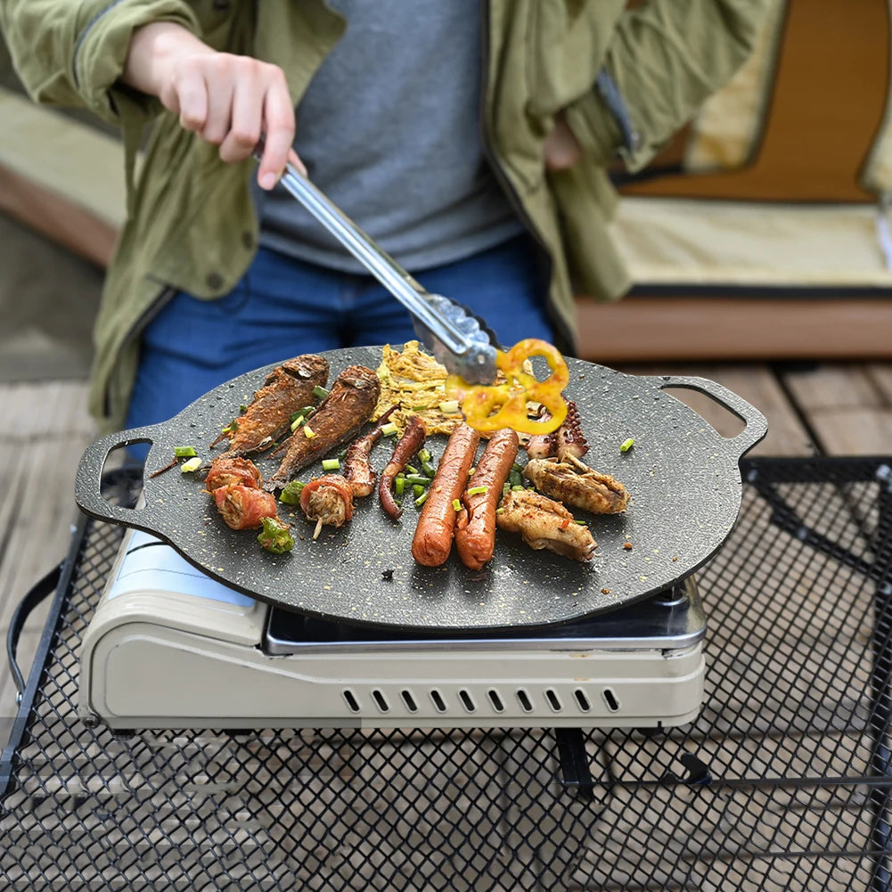Shunmaii Nonstick Round Baking Pan Multi Purpose Bakeware For Kitchen Camping