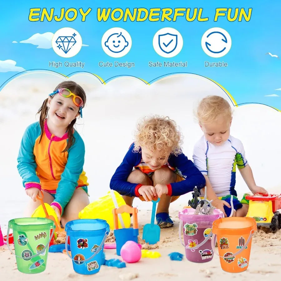 Create unforgettable sand adventures this summer with an 18 Piece Set built for your little one's hands and big imagination.