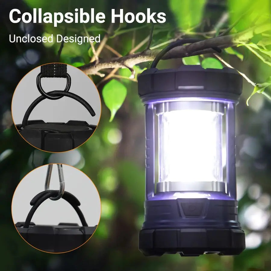 Camping Lantern 3200LM LED With 4600mAh Phone Charger And 5 Light Modes