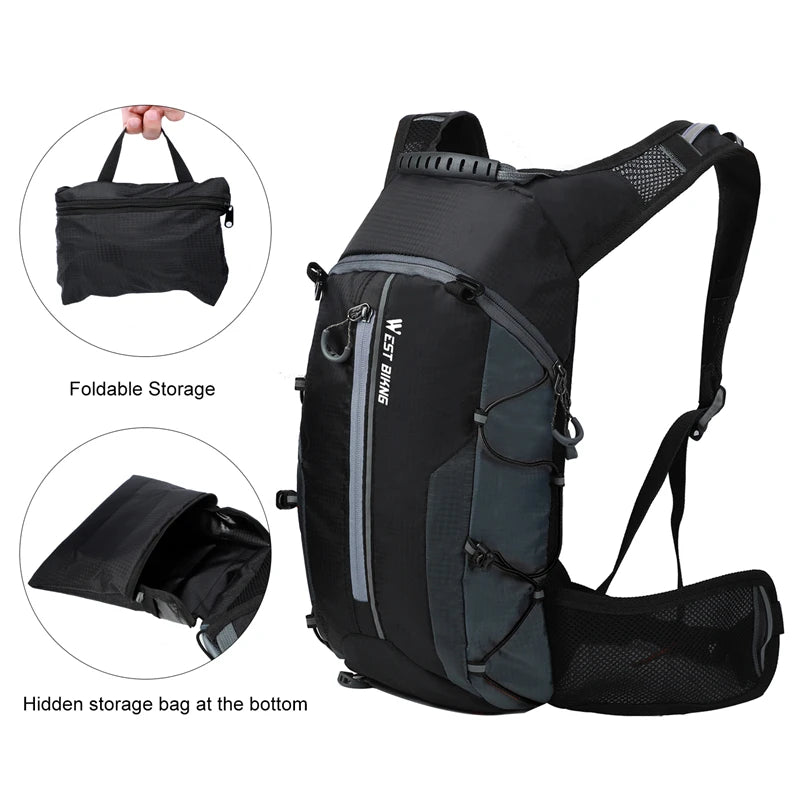 West Biking Water Repellent Hydration Backpack For Cycling Hiking Climbing