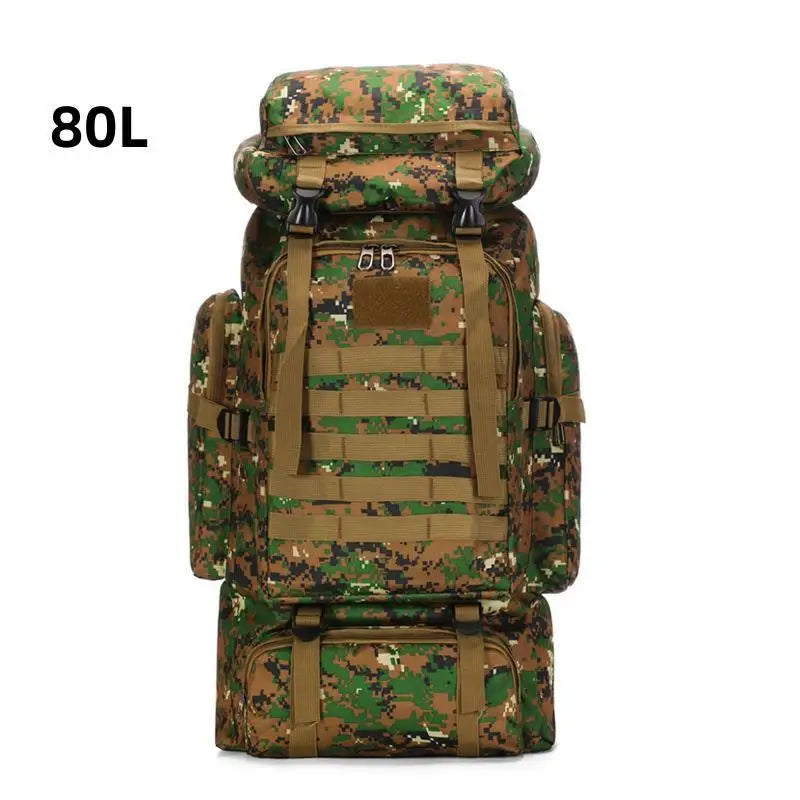 Litchima 80L Waterproof Hiking Backpack for Men Women Rucksack Outdoor Gear