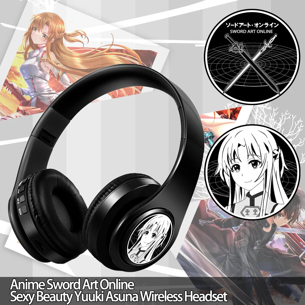 AYVVPIIC Miku Nakano Sanjiu Cosplay Bluetooth Headset Over Ear Headphones