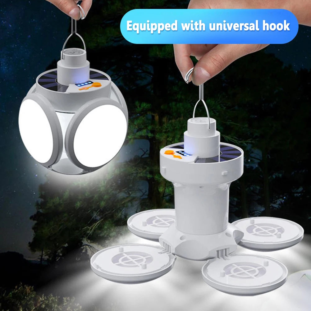 Illuminate your outdoor adventures with the Shunmaii LED Solar Camping Light, a rechargeable, all-in-one lantern that reliably brightens camps, trails, and emergency gear alike.