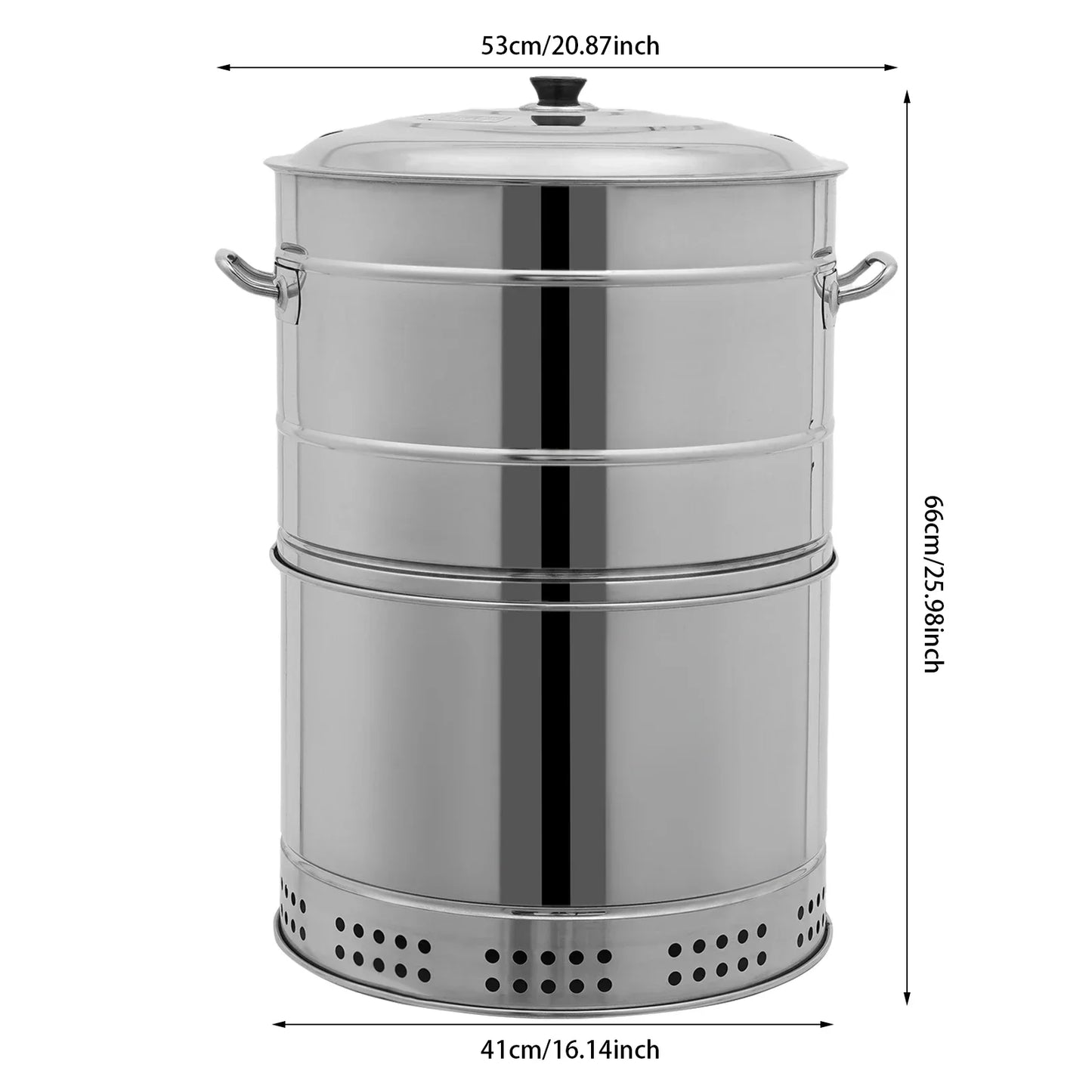 Stainless Steel Barbecue Charcoal Grill With 50 Skewers For Camping