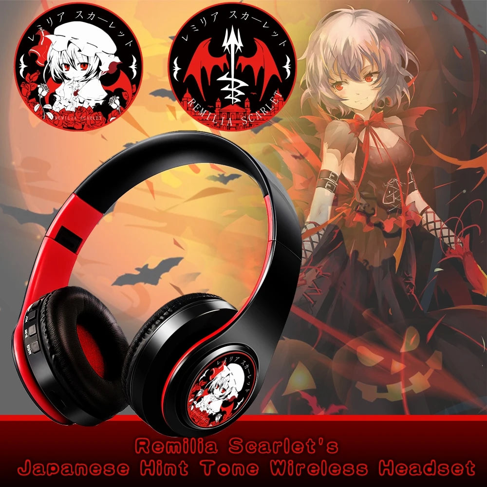 AYVVPIIC Miku Nakano Sanjiu Cosplay Bluetooth Headset Over Ear Headphones