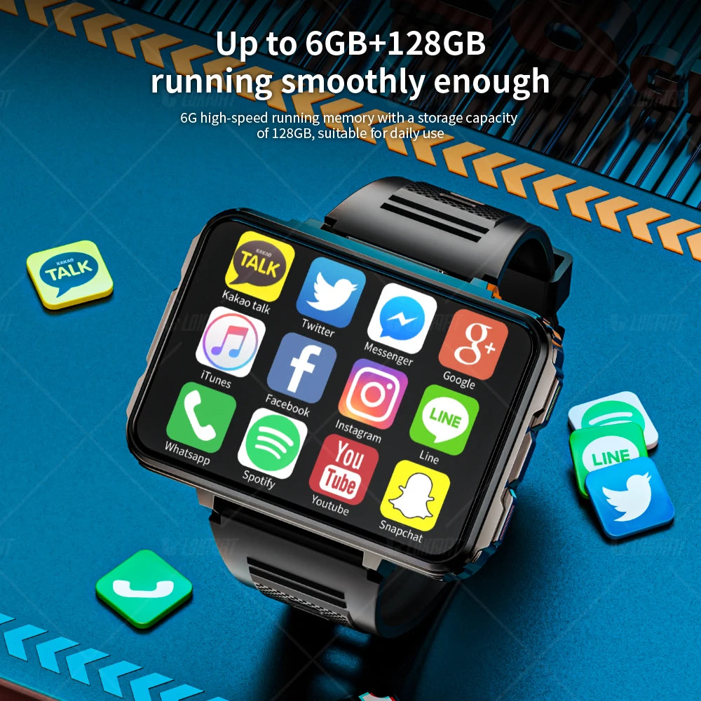 Lokmat Appllp 5 Max Android Watch Phone 4G Calls Dual Camera