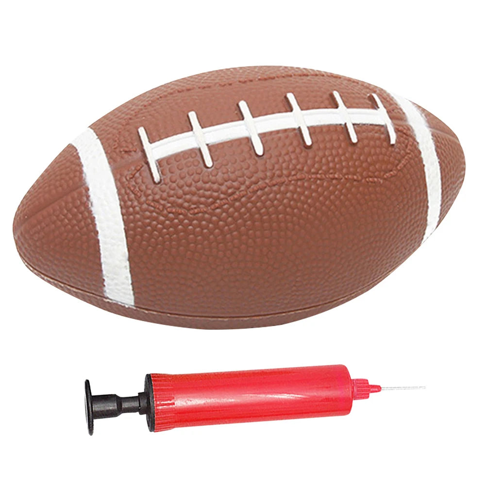 APWIKOGE inflatable football brings safe, portable fun to you and your family for active play.