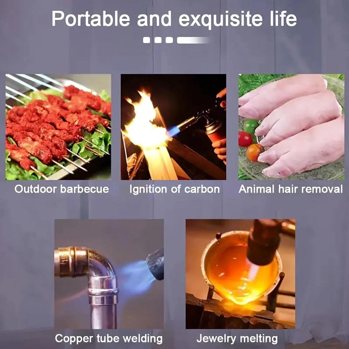 Fuel your outdoor cooking and metalwork with this versatile butane torch from otherChoice, designed to deliver reliable heat whether you are camping, grilling, baking, or welding.