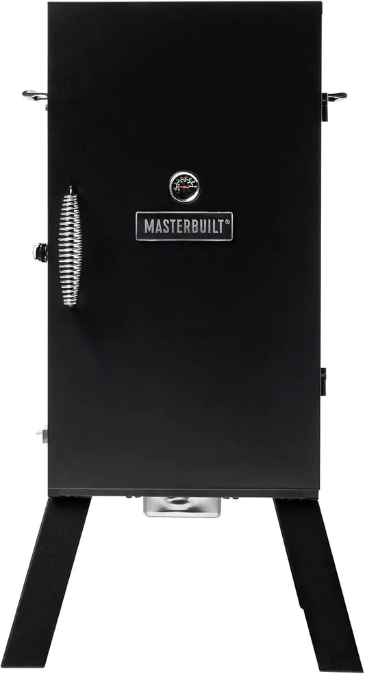 30 Inch Electric Vertical BBQ Smoker With Analog Control And 535 Sq In Cooking