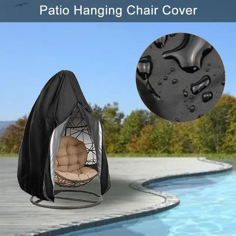 Outdoor Egg Chair Covers 210D Oxford Cloth Waterproof Dustproof Protector
